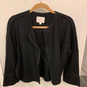 Loft Boucle Crop Jacket Size Small